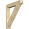 Ekena Millwork Traditional Rough Sawn Craftsman Outlooker, Douglas Fir, 8"W x 44"D x 44"H OUT08X44X44TRA04RDF - alternate 1
